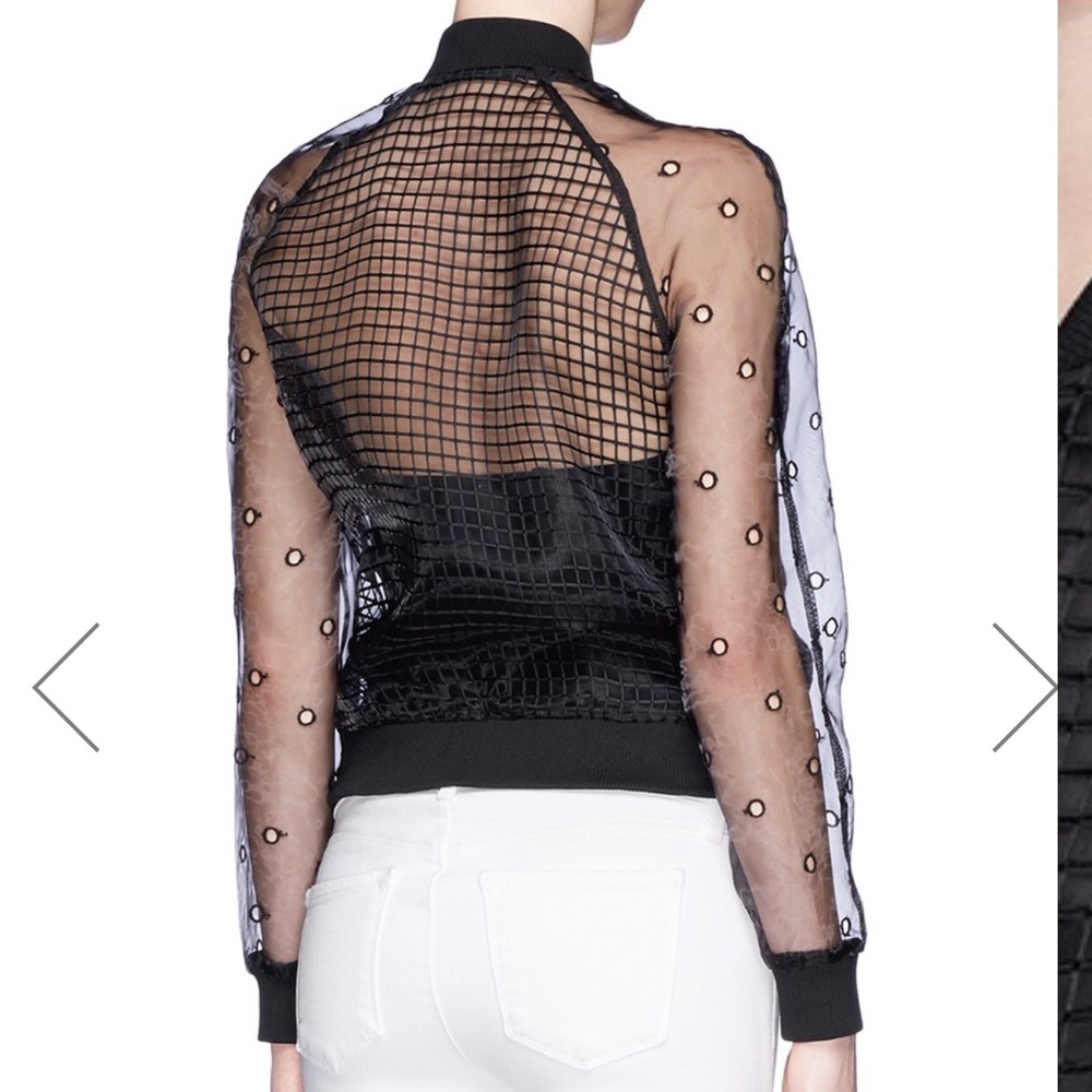 Elizabeth and James “Dirk” Organza Track Jacket - Picture 3 of 4